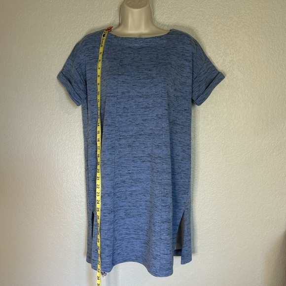 J. Jill NWT dusty blue dress/tunic with side slits size PS - Picture 5 of 7